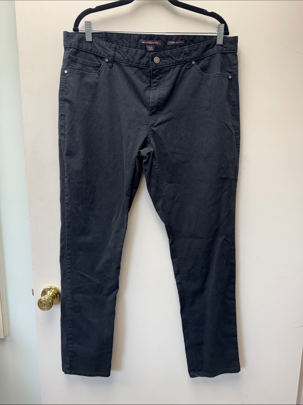 Michael Kors Men’s Black Slim Straight Jeans